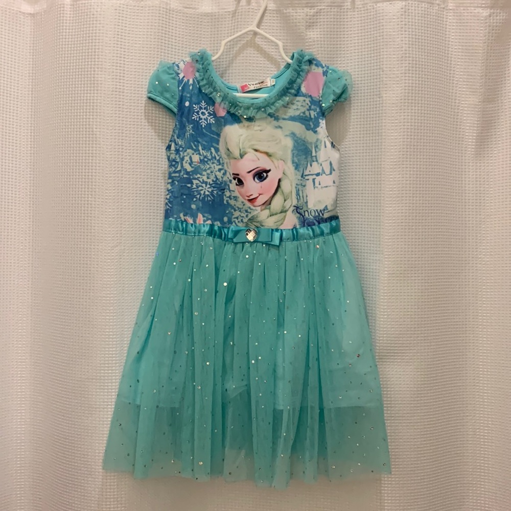Elsa Frozen Dress Size 110 (3/4T)